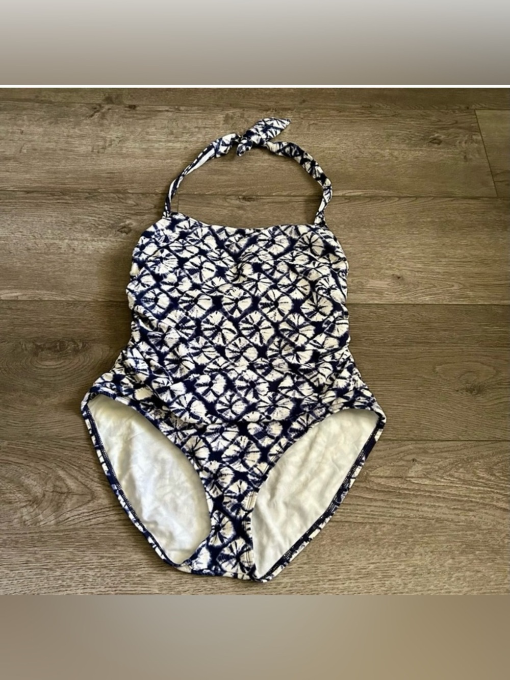 Talbots Halter-Neck One Piece Swimsuit Size 16